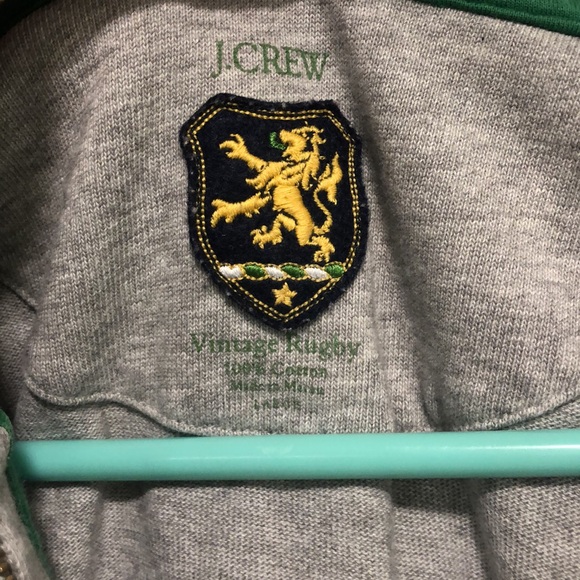 J. Crew Vintage Rugby 100% cotton 3/4 zip women’s hoodie size large - Picture 3 of 4